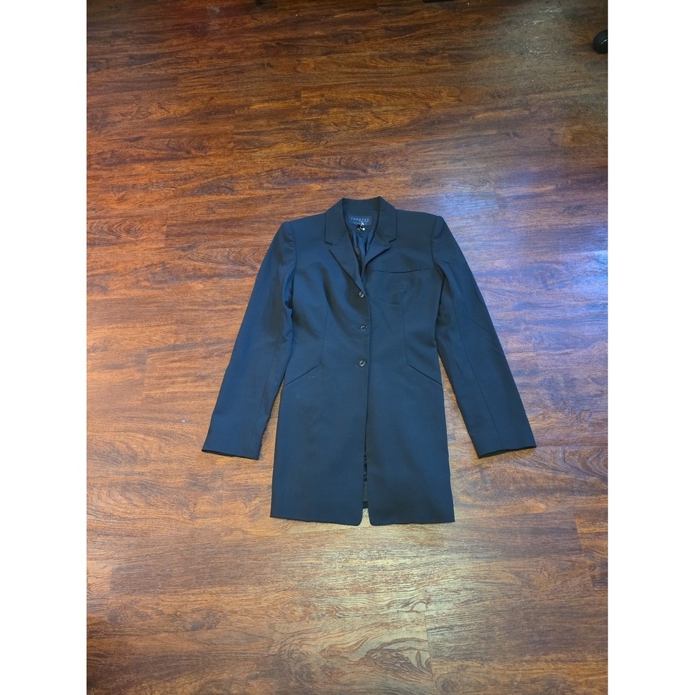 Black Express long jacket blazer size 5 6
